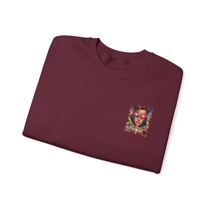 Cyclops Graphic Sweatshirt — Retro X‑Men Laser Portrait Crewneck