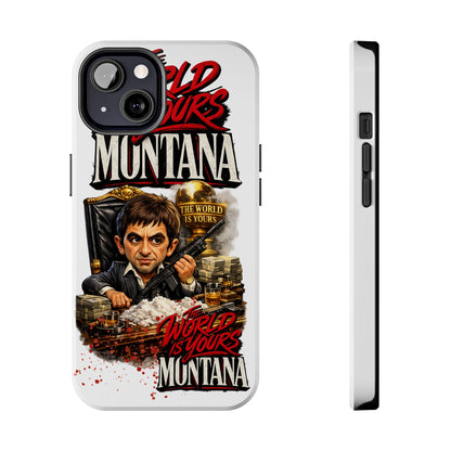 Tony Montana "The World Is Yours" Vintage Caricature Tough Phone Case