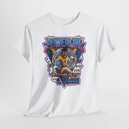 Powerline '95 Tour Graphic Tee — Retro 90s Music Band Shirt