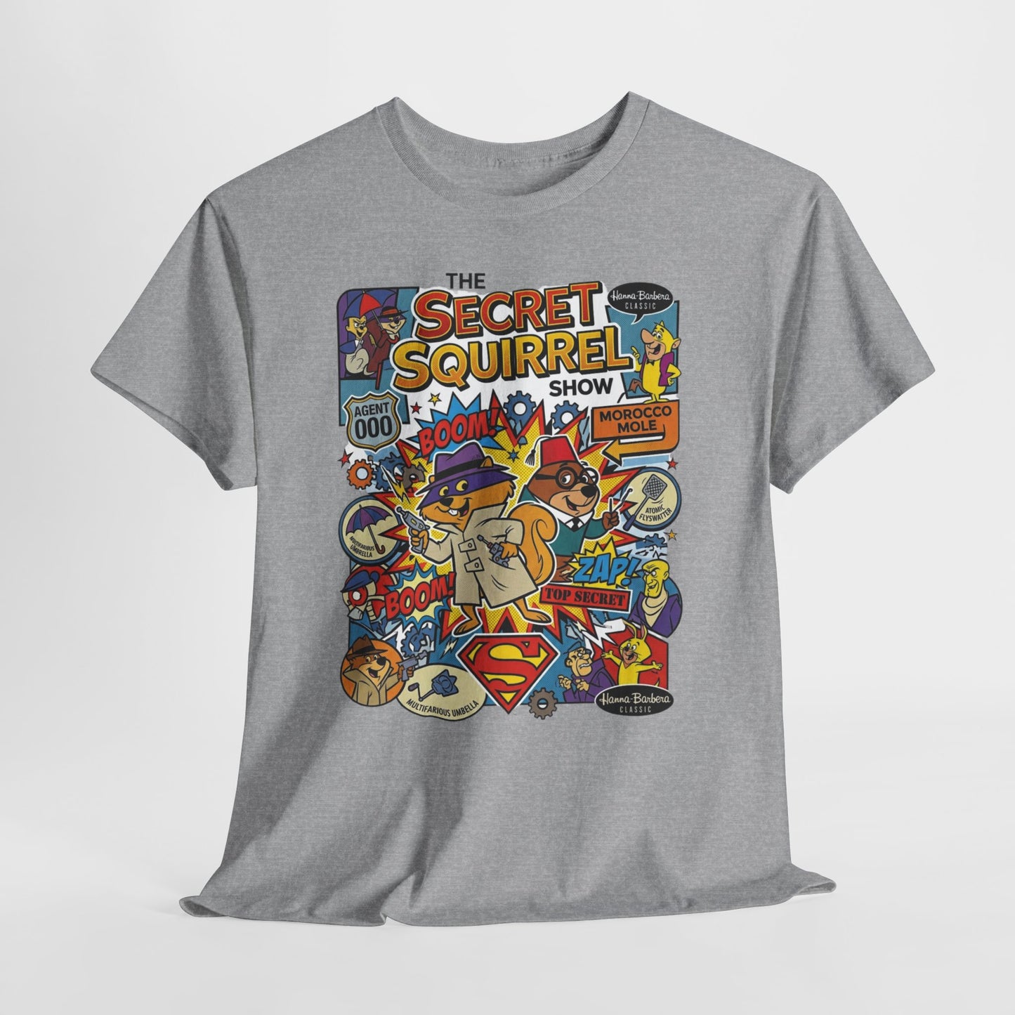 "The Secret Squirrel Show" Vintage Comic Cartoon T-Shirt