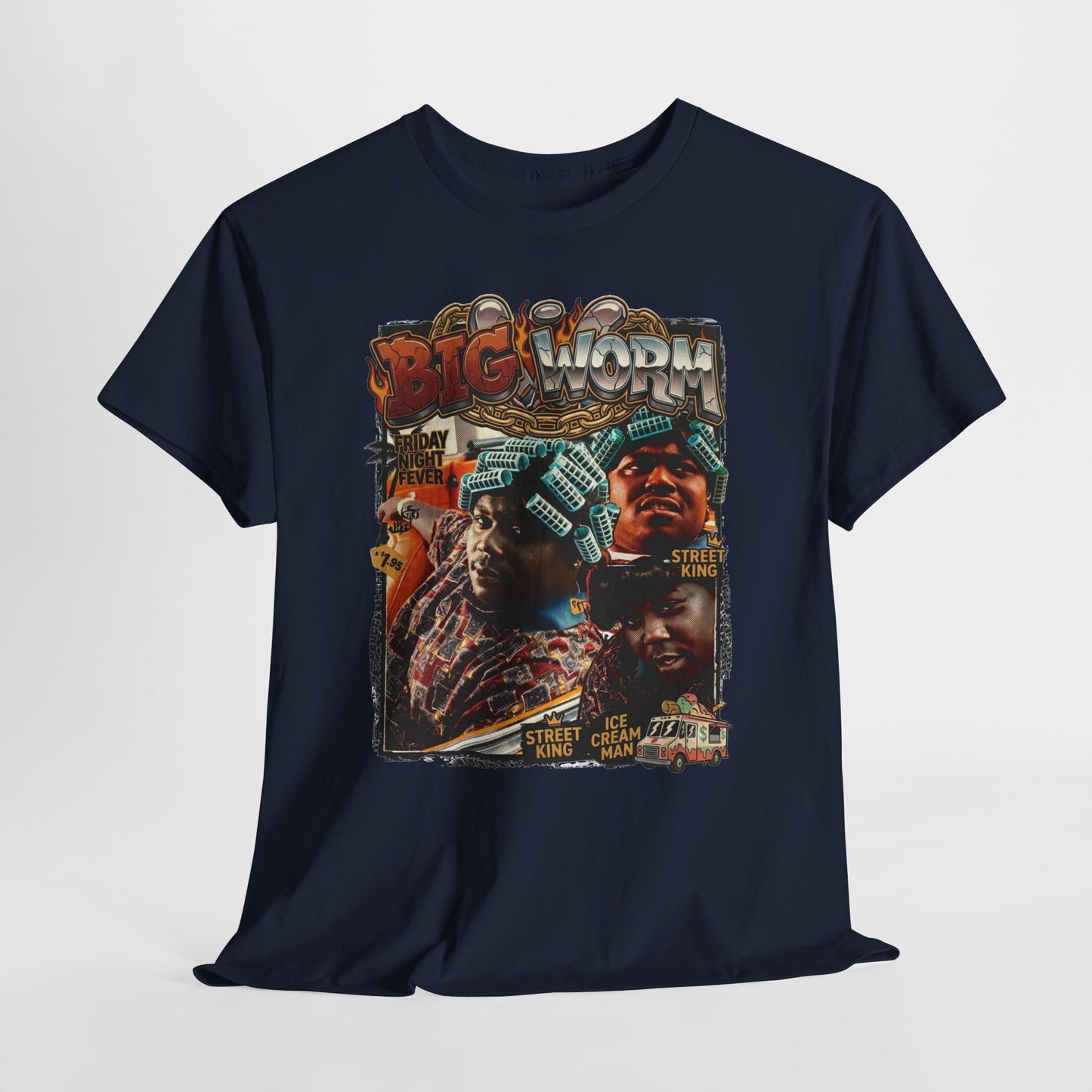 Big Worm Vintage Tee — 'Big Worm' Graphic Movie Tribute Shirt