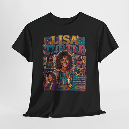 Lisa Turtle Retro 90s Sitcom Tee — Saved by the Bell Graphic T-Shirt