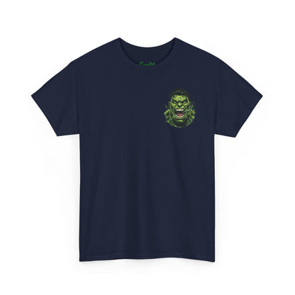 Hulk Graphic Tee — Bruce Banner Movie Poster Back Print