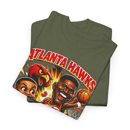 Atlanta Hawks 'Spud & Nique' Graphic Tee — Retro Basketball Fans Shirt