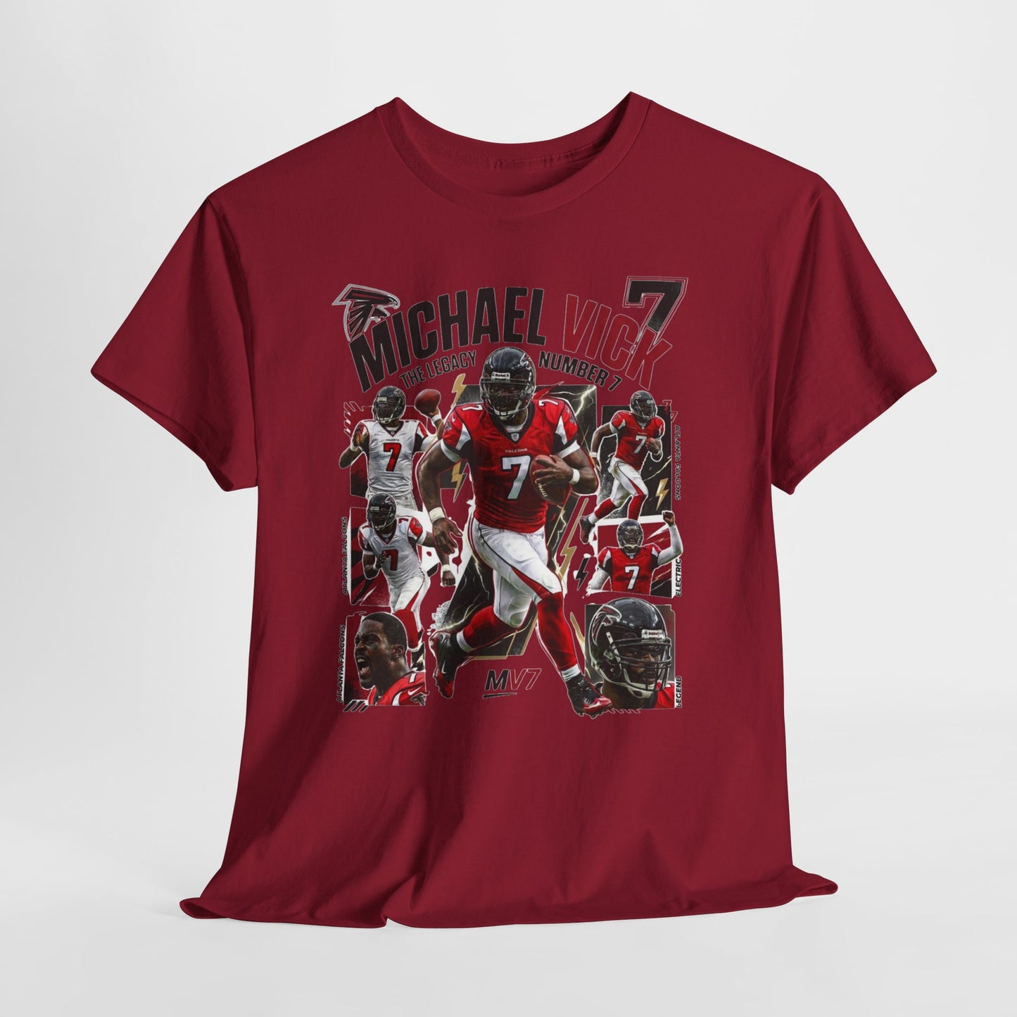 Legendary Number 7 Football Tee — Michael Vick Tribute Shirt
