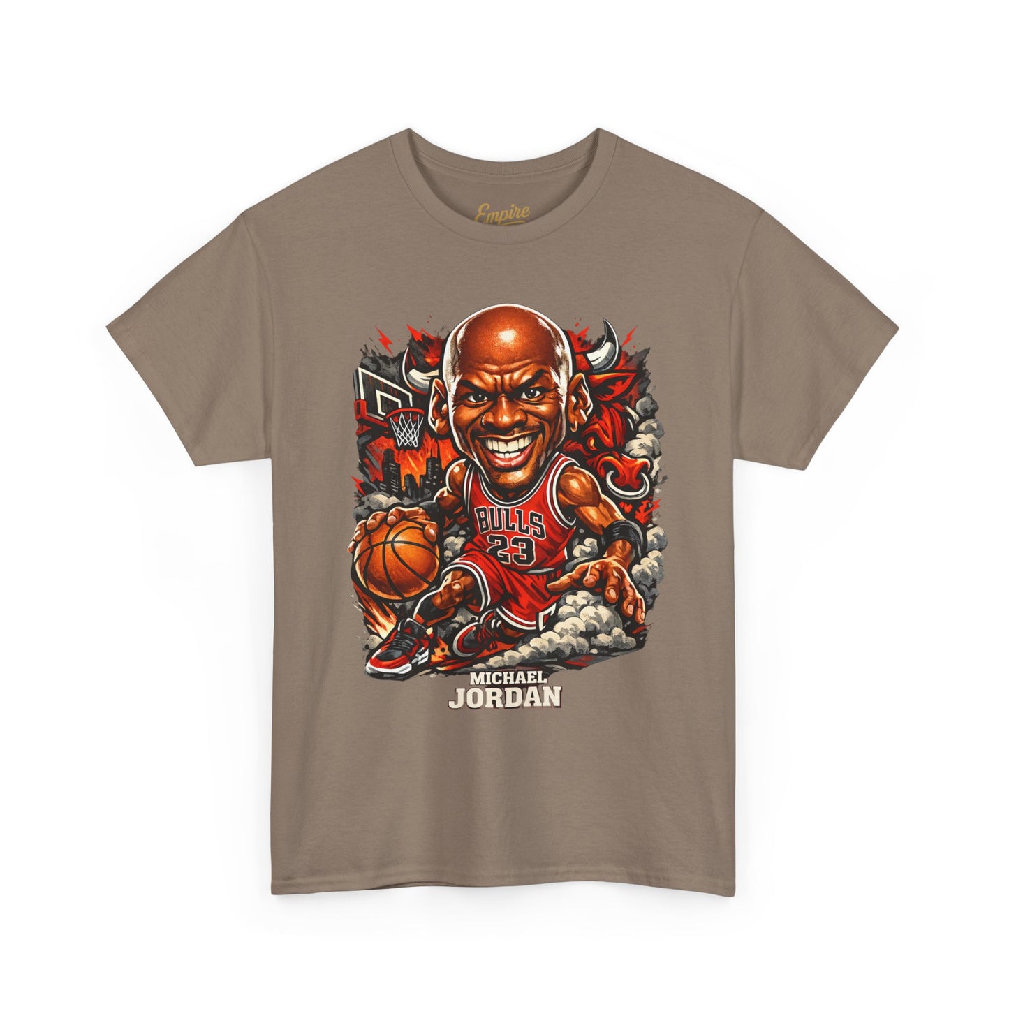 Basketball Legend T‑Shirt — 'Michael' Retro Cartoon Bulls Tee