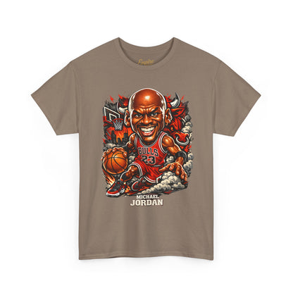 Basketball Legend T‑Shirt — 'Michael' Retro Cartoon Bulls Tee