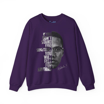 Malcolm X Quote Crewneck Sweatshirt