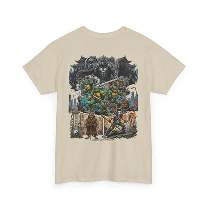 Teenage Mutant Ninja Turtles Graphic Tee — Retro Comic Backprint