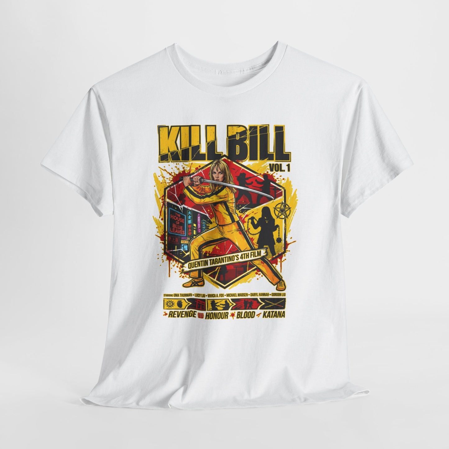Kill Bill Graphic Tee — Retro Action Movie Poster T-Shirt