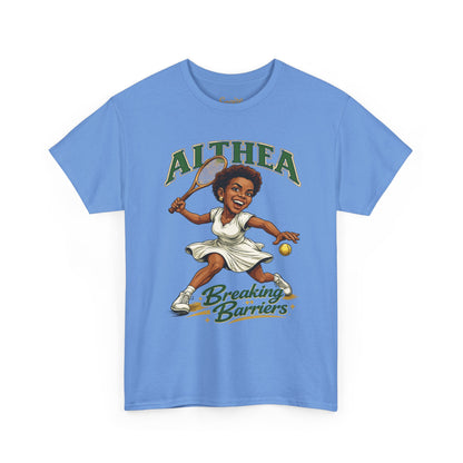 Althea Gibson 'Breaking Barriers' Tennis T-Shirt — Vintage Grand Slam Champion Tribute