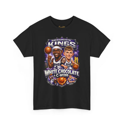 Sacramento Kings 'White Chocolate & C-Webb' Basketball Tee