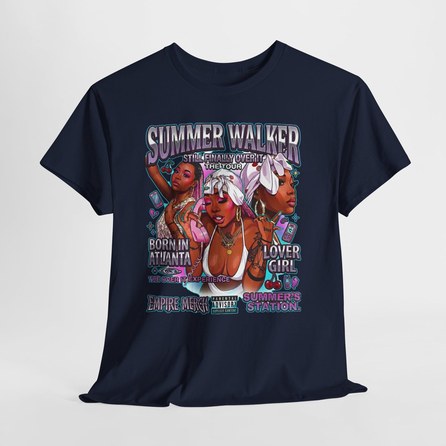 Summer Graphic Tee — "Born in Atlanta" Soulful R&B Tribute Shirt