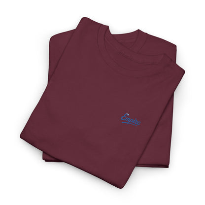 Signature Embroidered Empire Royal Blue Chest Logo T-Shirt