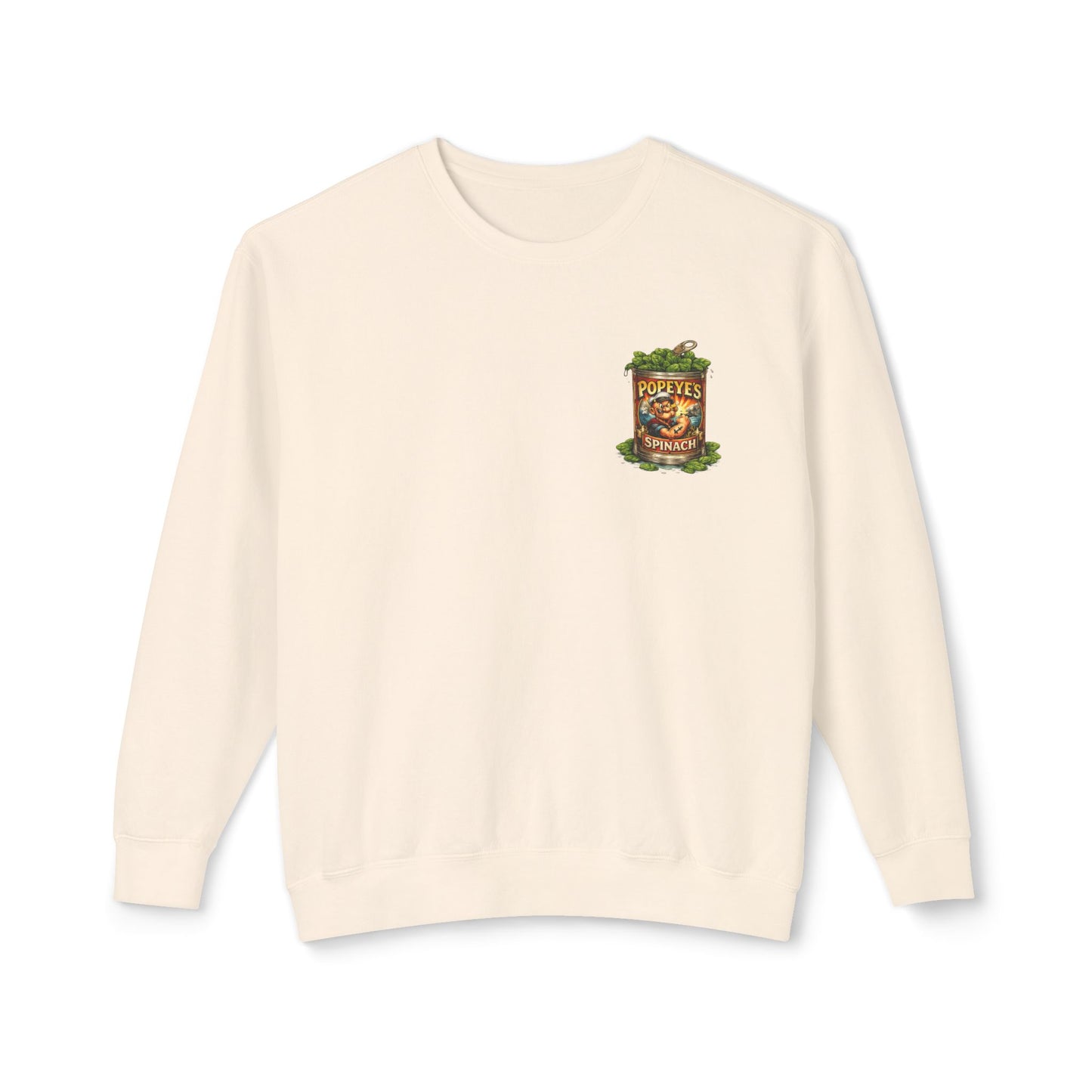 Popeye Graphic Crewneck Sweatshirt — "I Yam What I Yam" Vintage Sailor Tee