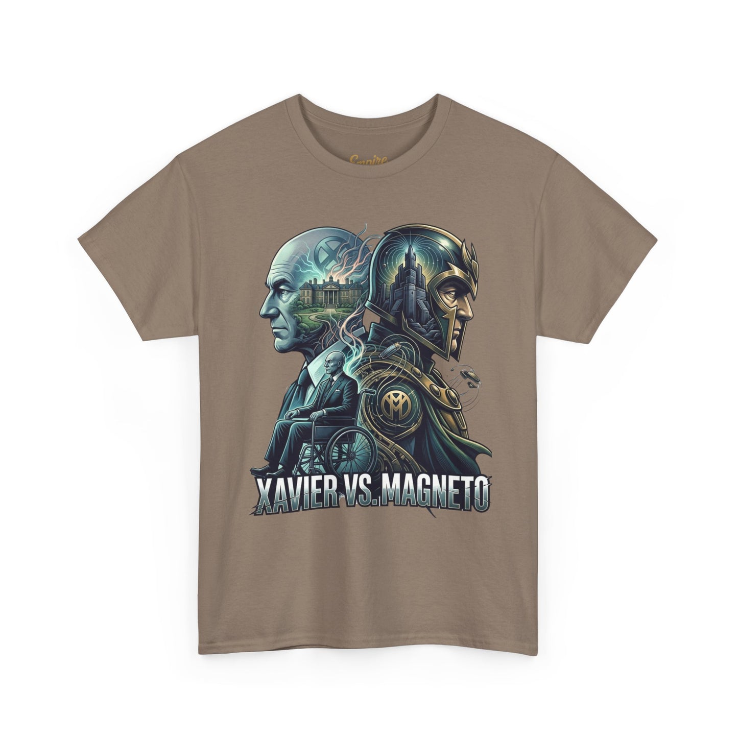 Xavier vs Magneto Graphic Tee — Retro Comic Mutant Showdown T-Shirt