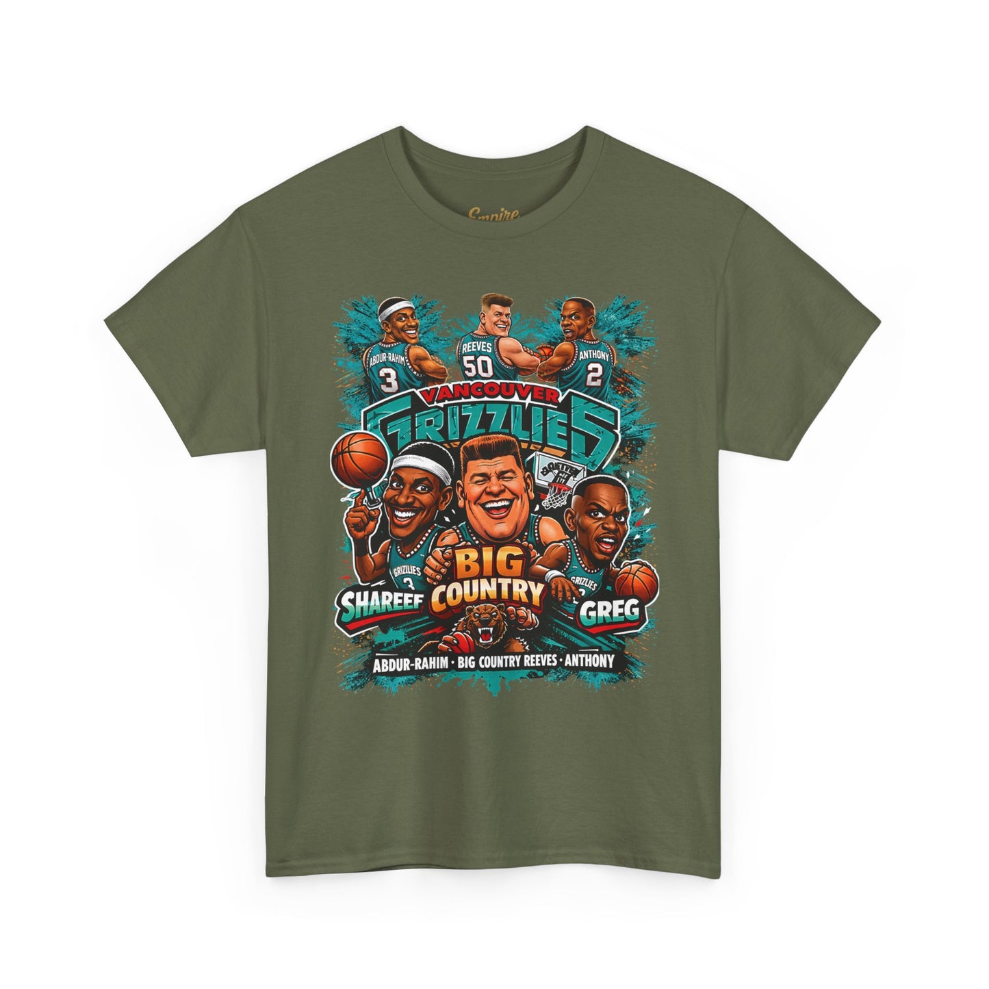 Grizzlies Big Country Basketball Tee