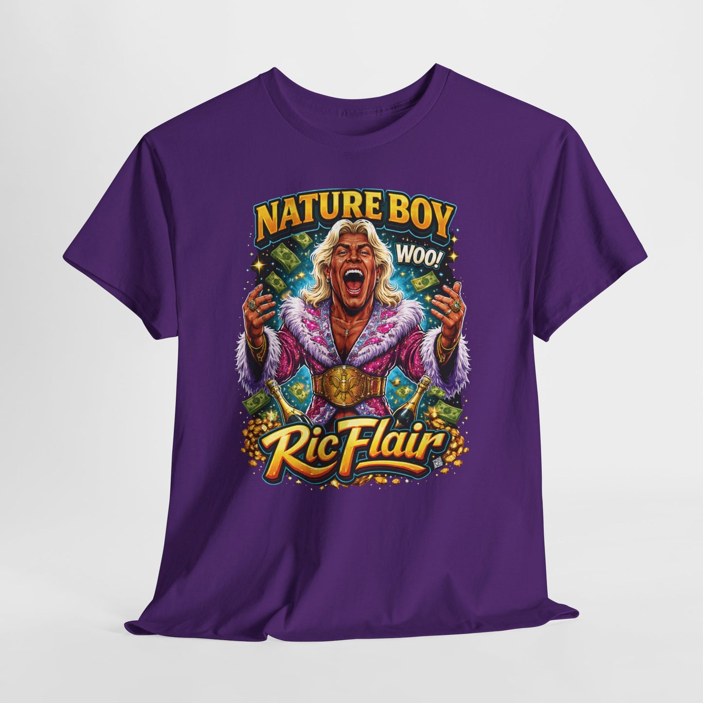 Ric Flair 'Nature Boy' Graphic Tee — Retro Wrestling Fan T-Shirt