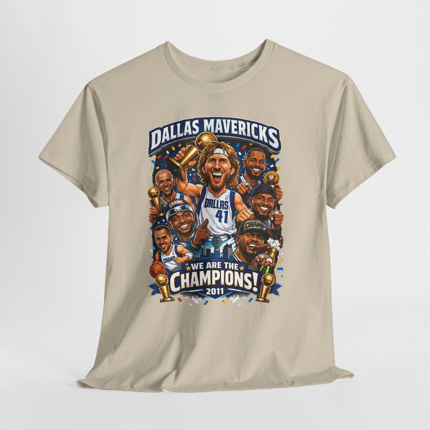 Dallas Mavericks Champions Tee – “We Are The Champions” Basketball Fan Shirt