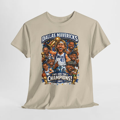 Dallas Mavericks Champions Tee – “We Are The Champions” Basketball Fan Shirt