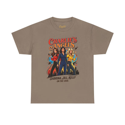 Charlie’s Angels Graphic Tee — Sabrina, Jill, Kelly Retro Movie Shirt
