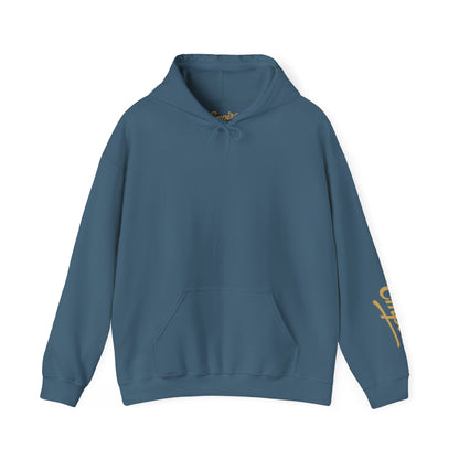 Empire Hoodie – Pullover with Gold Print