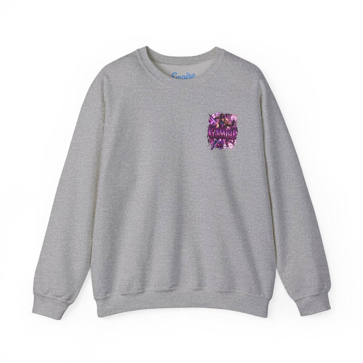 Gambit Inspired Crewneck Sweatshirt — Gambit X Men Graphic