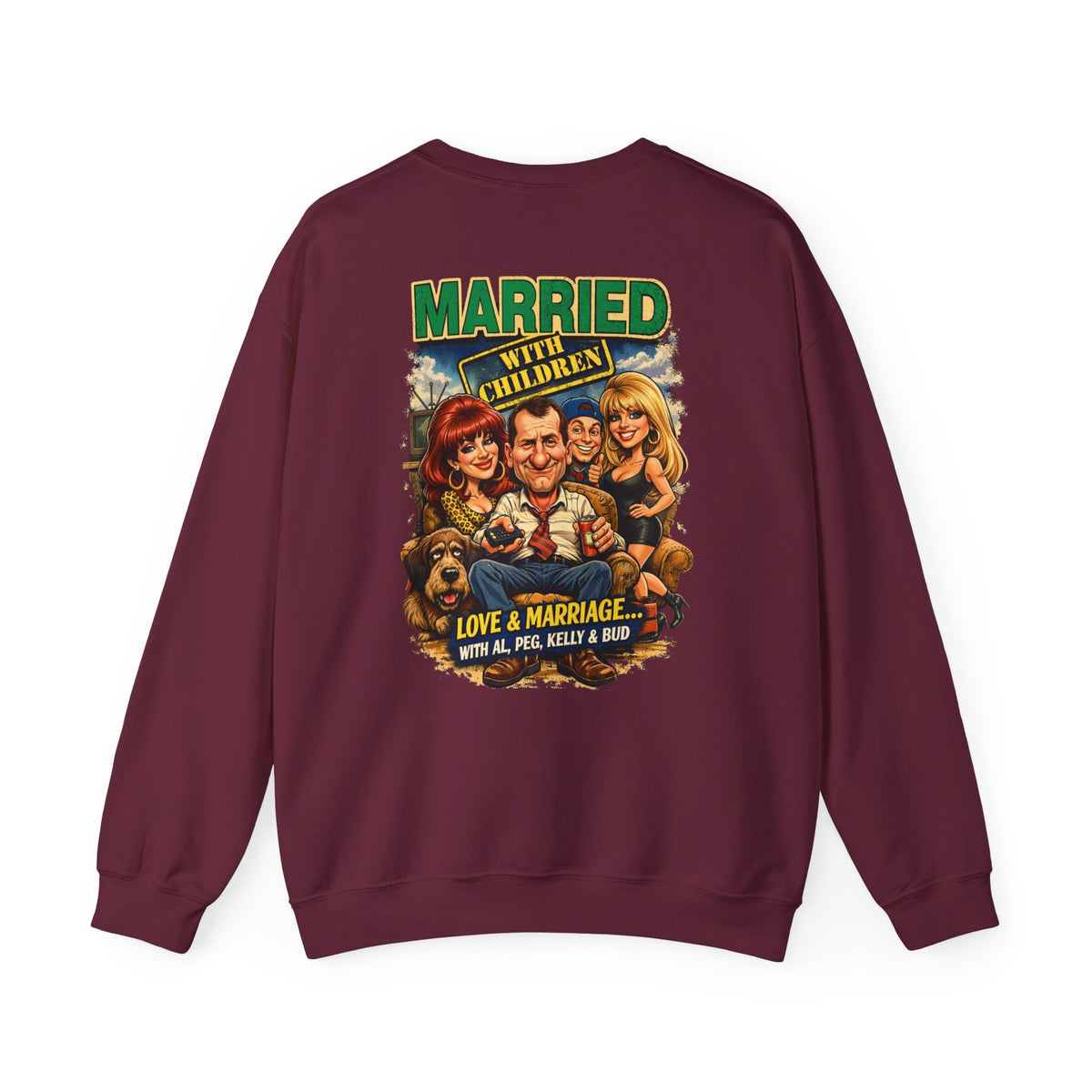 Married with Children Retro Crewneck Sweatshirt