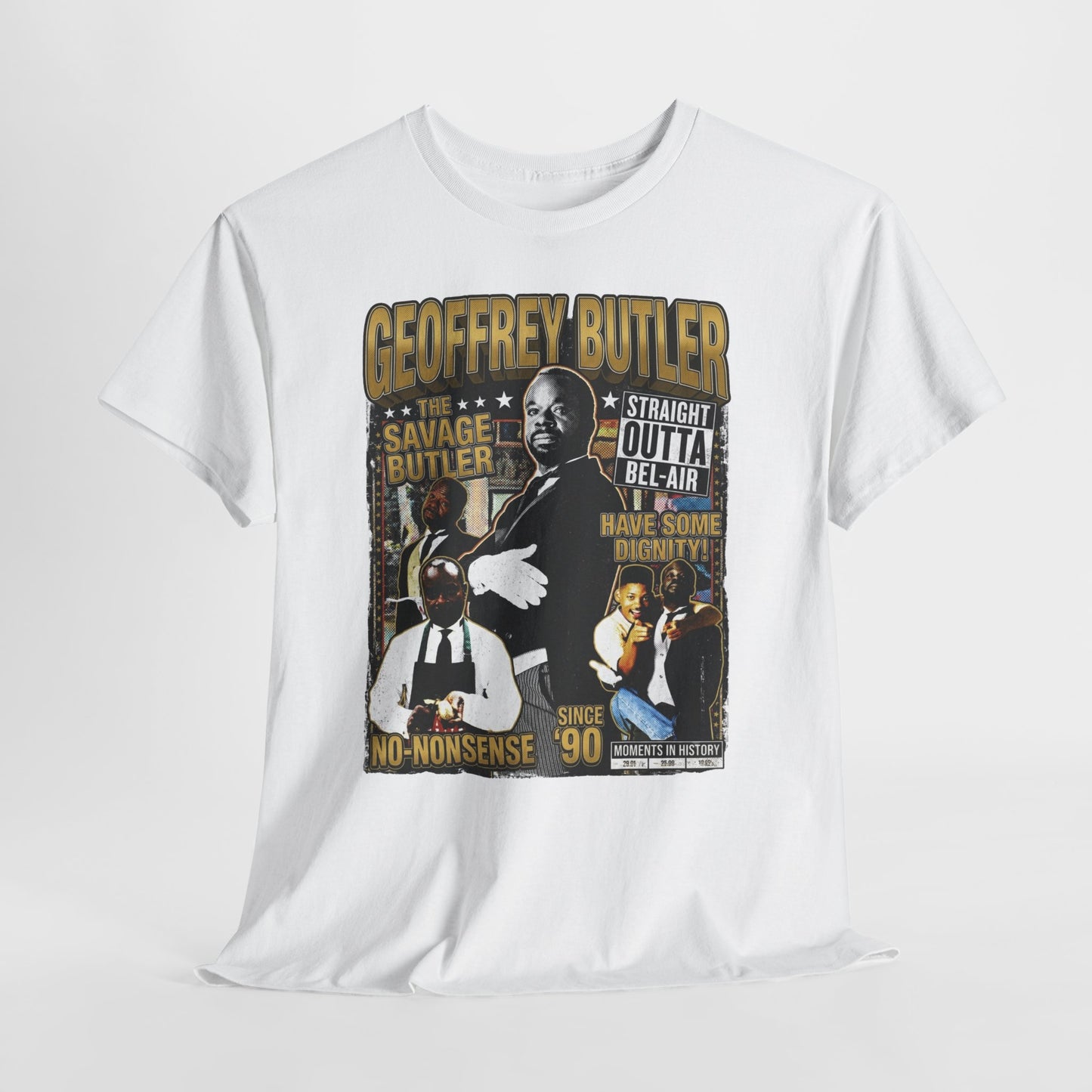 Geoffrey Butler Graphic Tee — "Savage Butler" Vintage Sitcom Tribute T-Shirt