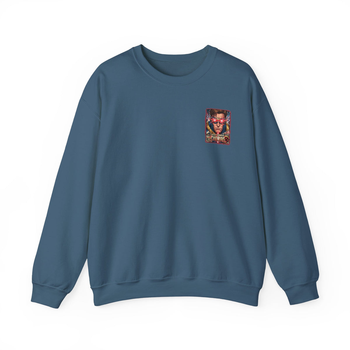 Cyclops Graphic Sweatshirt — Retro X‑Men Laser Portrait Crewneck