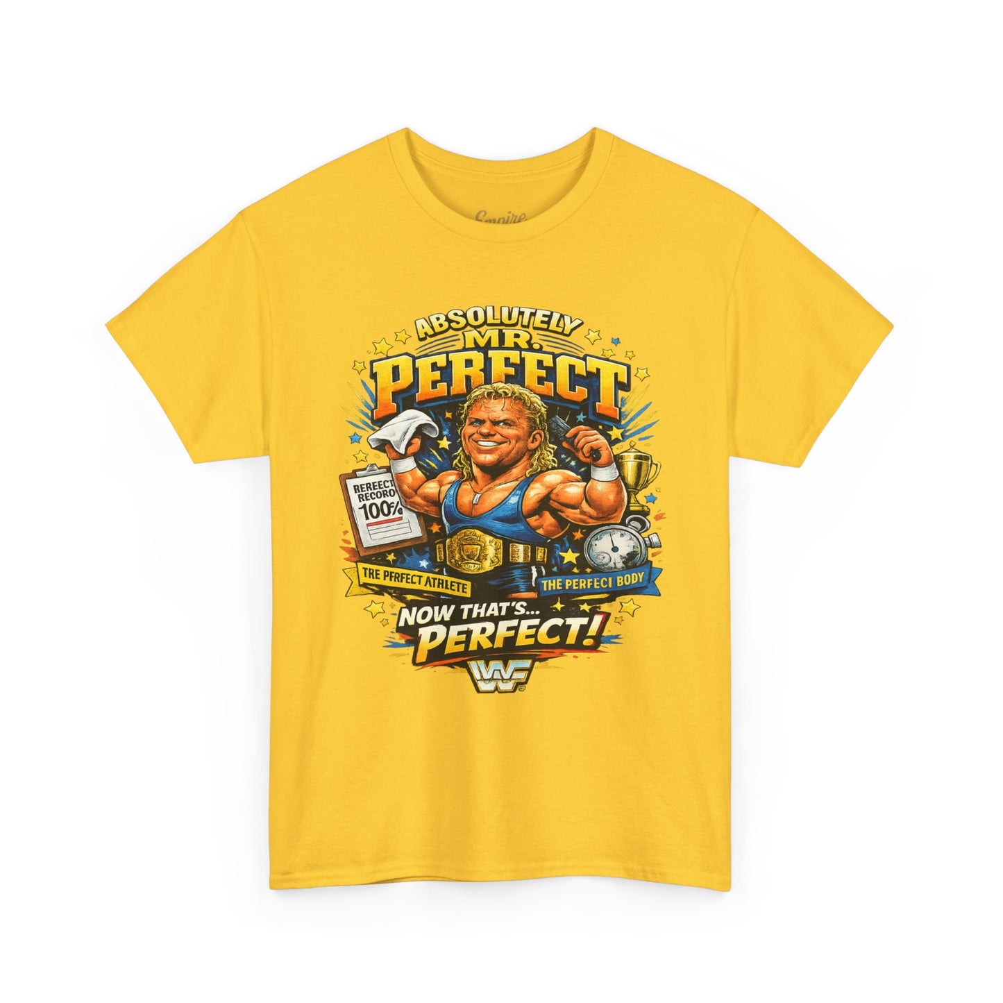 Retro Wrestling 'Mr. Perfect' Graphic Tee — Vintage WWF Wrestling Shirt