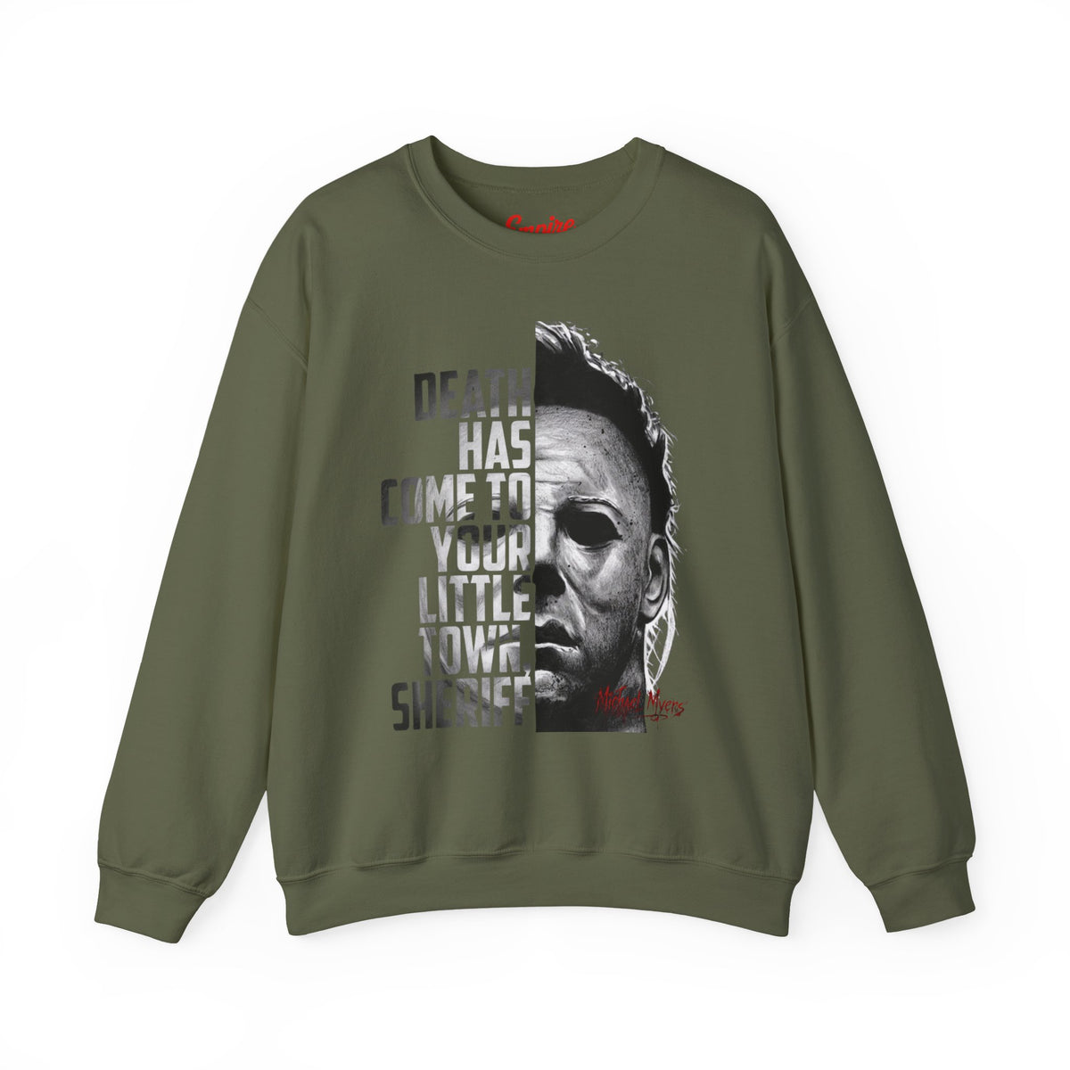 Death Has Come to Your Little Town Sheriff 'Michael Myers' Horror Crewneck