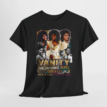 "Vanity The Untamed Rebel" Vintage Portrait T-Shirt