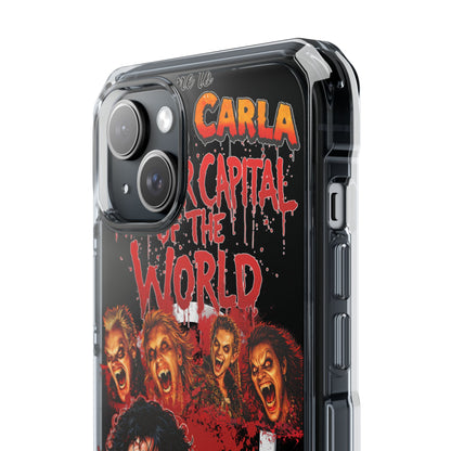 The Lost Boys Clear Magnetic Phone Case – Retro Vampire Movie Collage