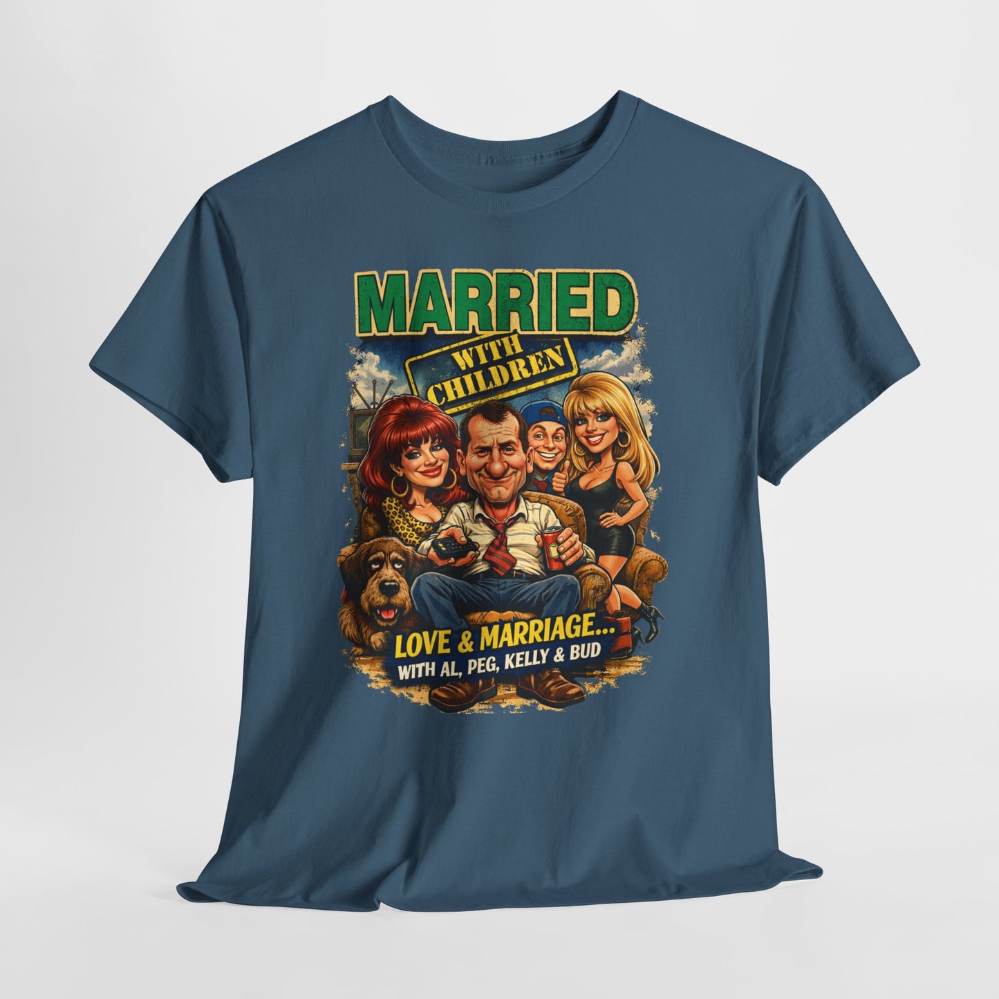 Married with Children Retro TV Tee — Vintage Sitcom Graphic Shirt