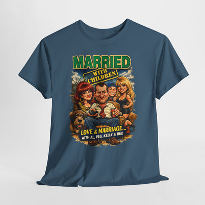Married with Children Retro TV Tee — Vintage Sitcom Graphic Shirt
