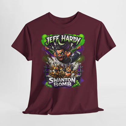 "Swanton Bomb" Graphic Tee — Pro Wrestler Vintage-Style Wrestling Shirt
