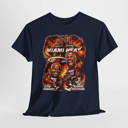 Miami Heat Retro Players Graphic Tee — Vintage Basketball Fan Shirt