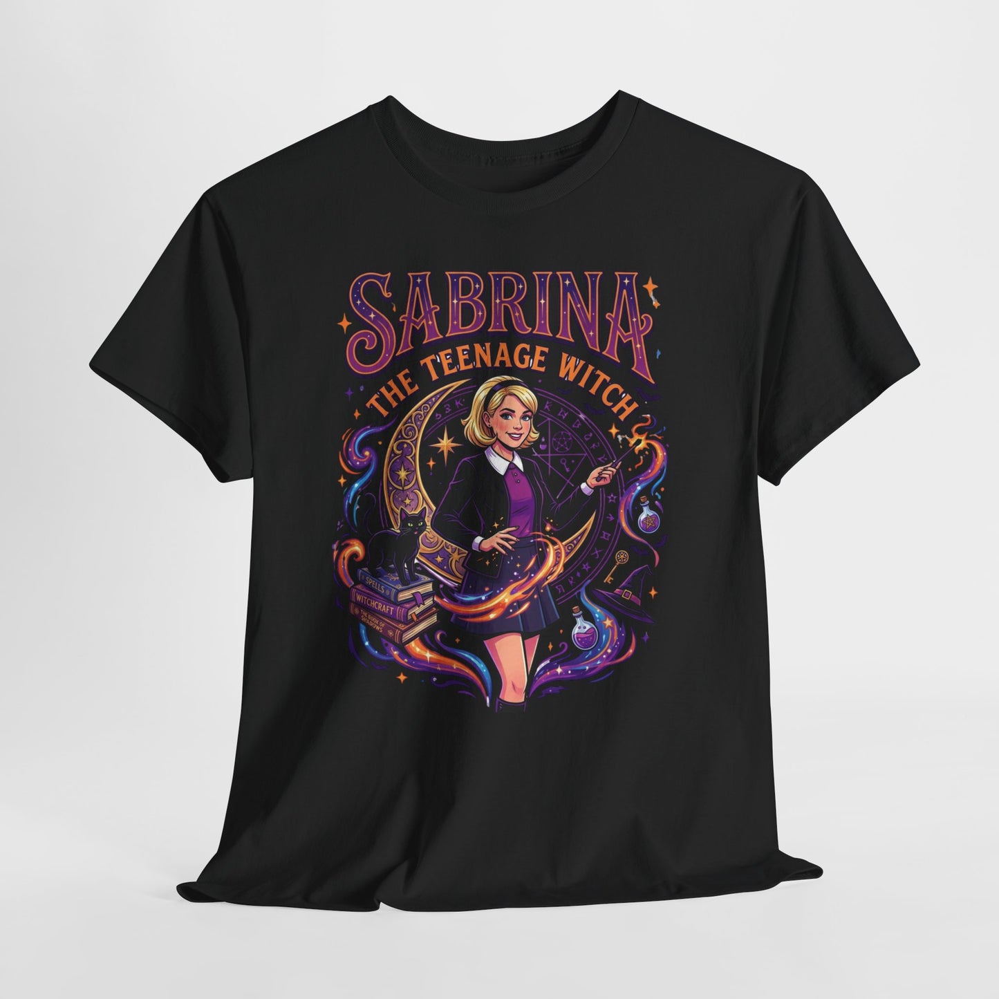 Sabrina The Teenage Witch Graphic Tee — Retro Spellbook Witchy T-Shirt