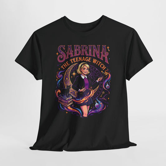 Sabrina The Teenage Witch Graphic Tee — Retro Spellbook Witchy T-Shirt