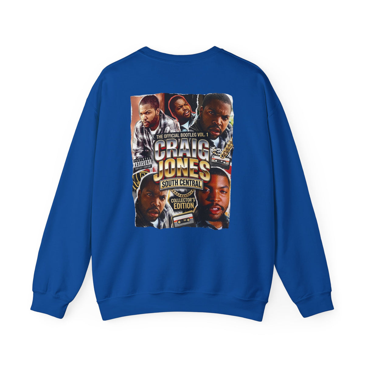 Craig Jones South Central Crewneck Sweatshirt — Retro Hip Hop Graphic Pullover
