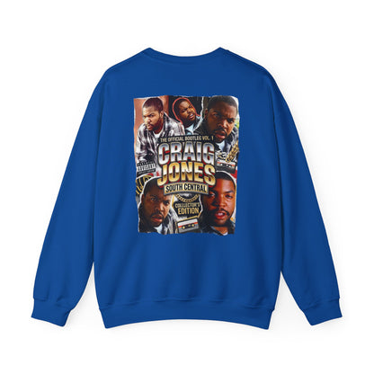 Craig Jones South Central Crewneck Sweatshirt — Retro Hip Hop Graphic Pullover