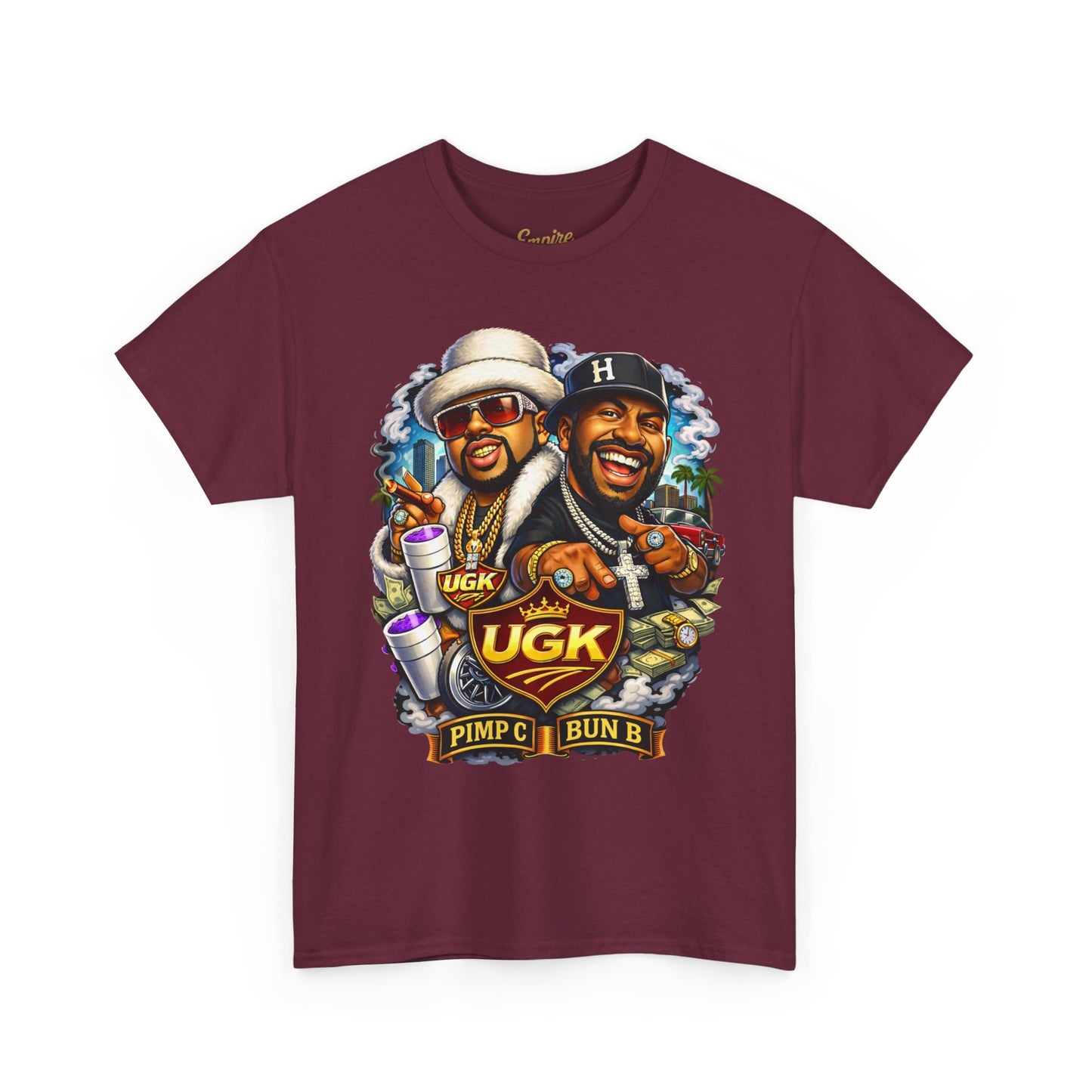 UGK Pimp & Bun B Graphic T-Shirt — Retro Hip Hop Tribute Tee