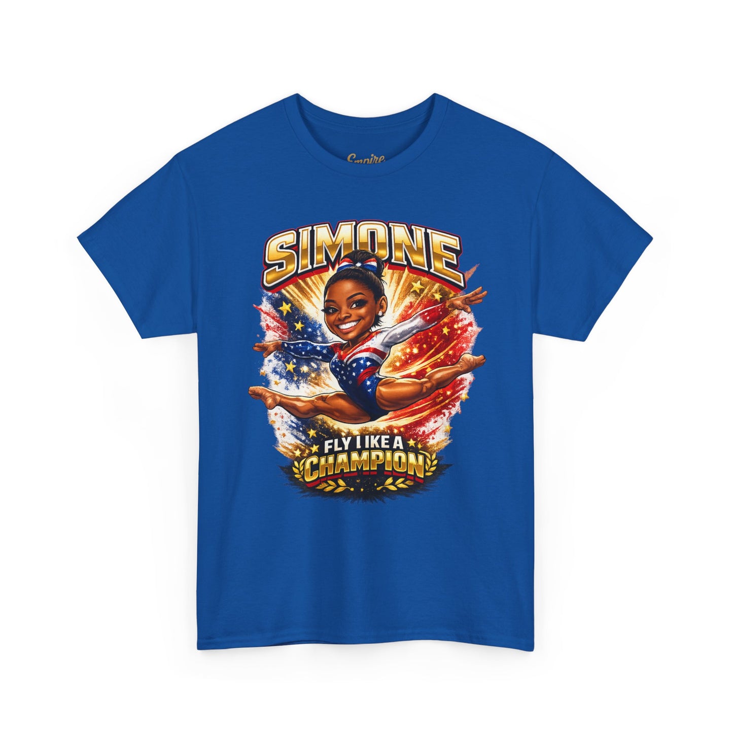 Simone Champion Gymnastics T-Shirt — "Fly Like a Champion" Tribute Tee