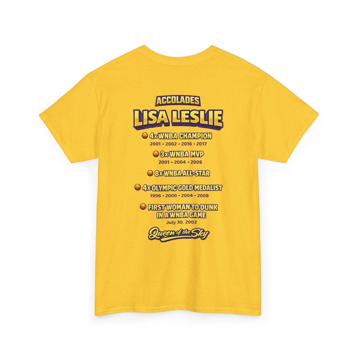 "Queen of the Sky" Lisa Leslie Trailblazer Basketball Tee