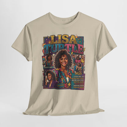 Lisa Turtle Retro 90s Sitcom Tee — Saved by the Bell Graphic T-Shirt