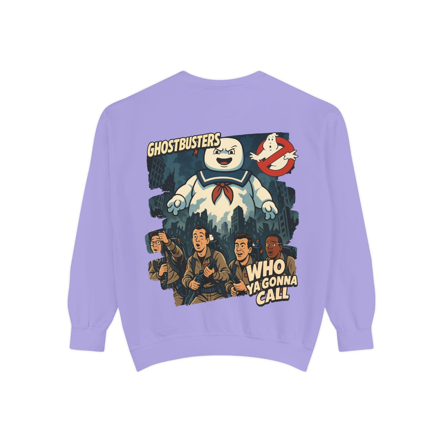 Ghostbusters Sweatshirt — Who Ya Gonna Call Vintage Graphic Crewneck