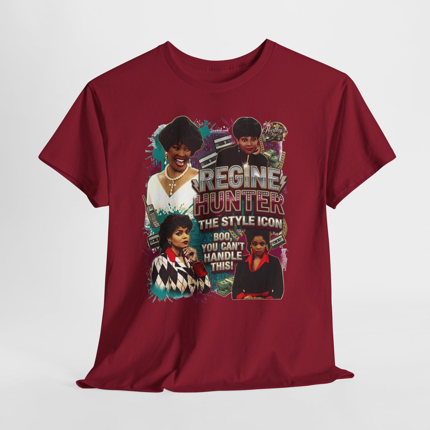Regine Hunter “The Style Icon” Graphic Tee — Retro 90s R&B Tribute Shirt