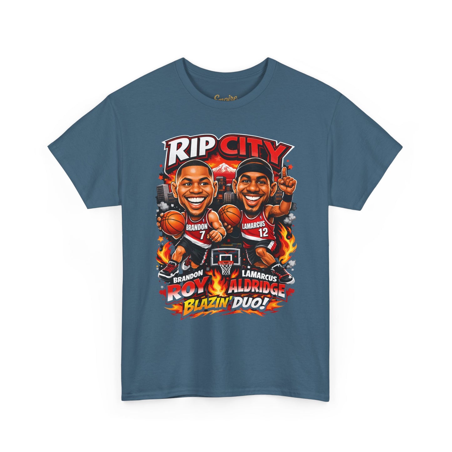 Rip City Basketball T-Shirt — Caricature Trail Blazers Fan Tee