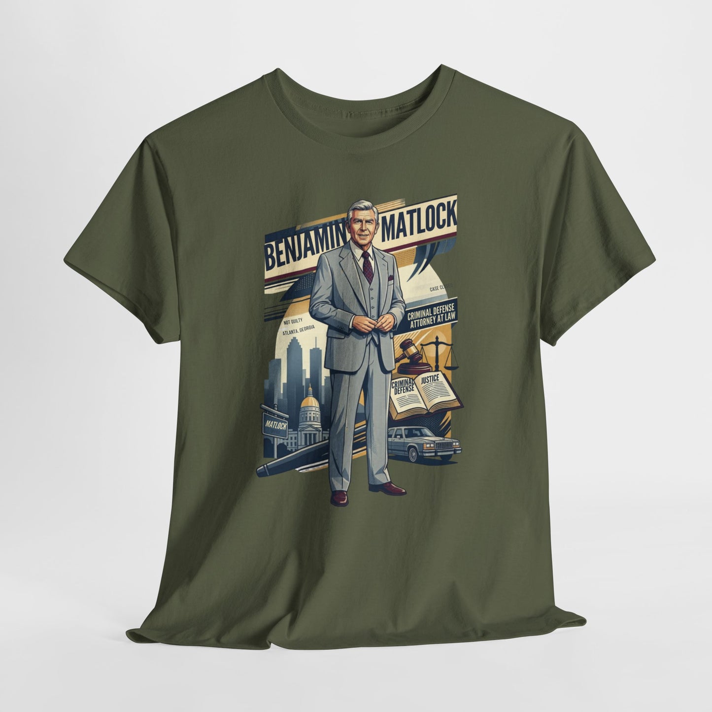 Benjamin Matlock Vintage Lawyer T-Shirt — Retro TV Attorney Tee